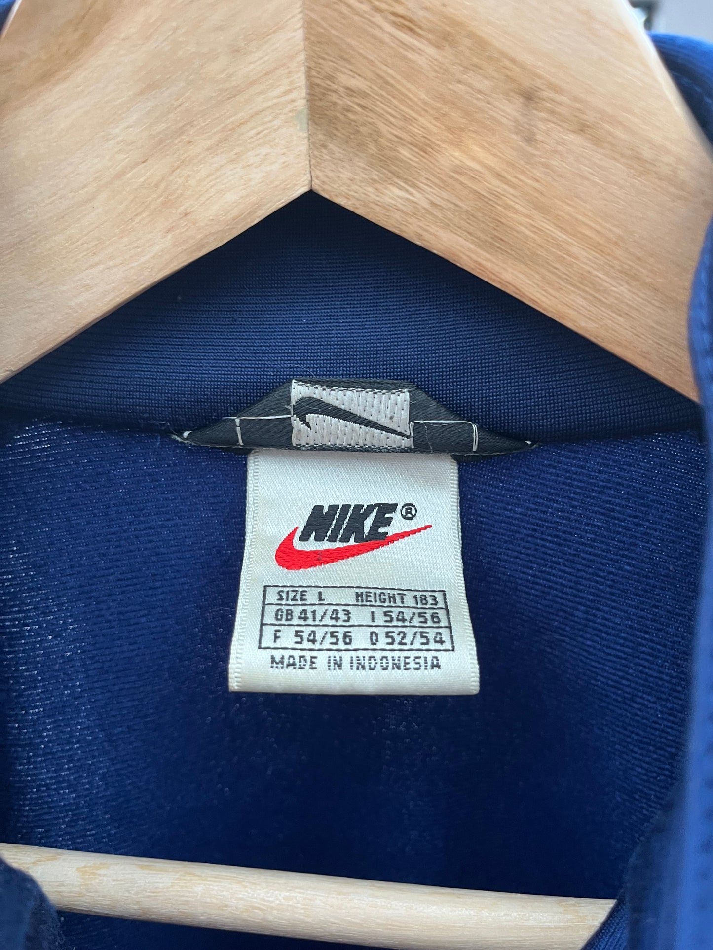 Vintage Nike USA 90s Track Jacket Large