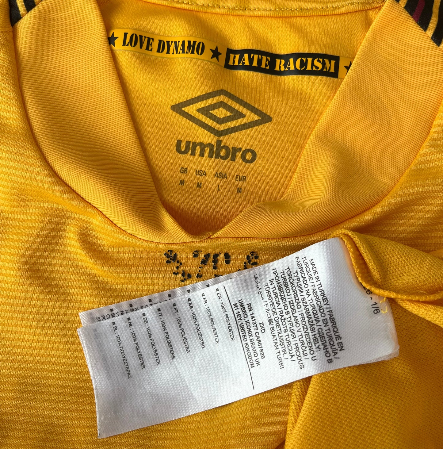 Umbro Dynamo Dresden Original #6 Arslan Jersey M