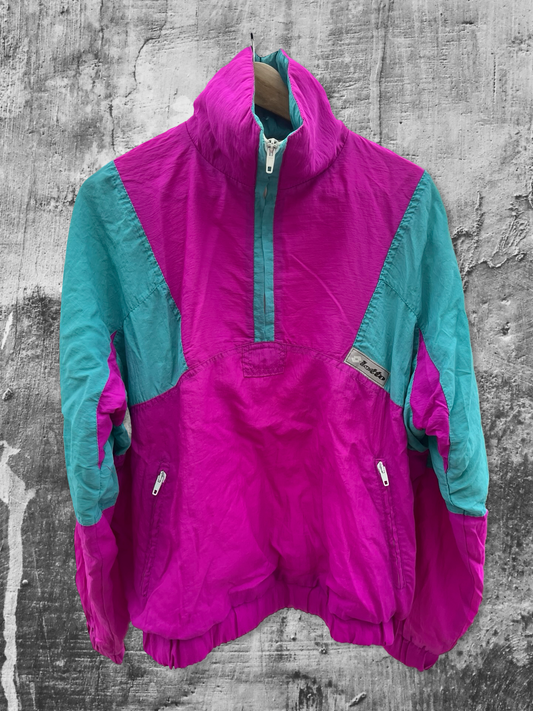 Vintage Lotto 90s Track Jacket Half Zip M