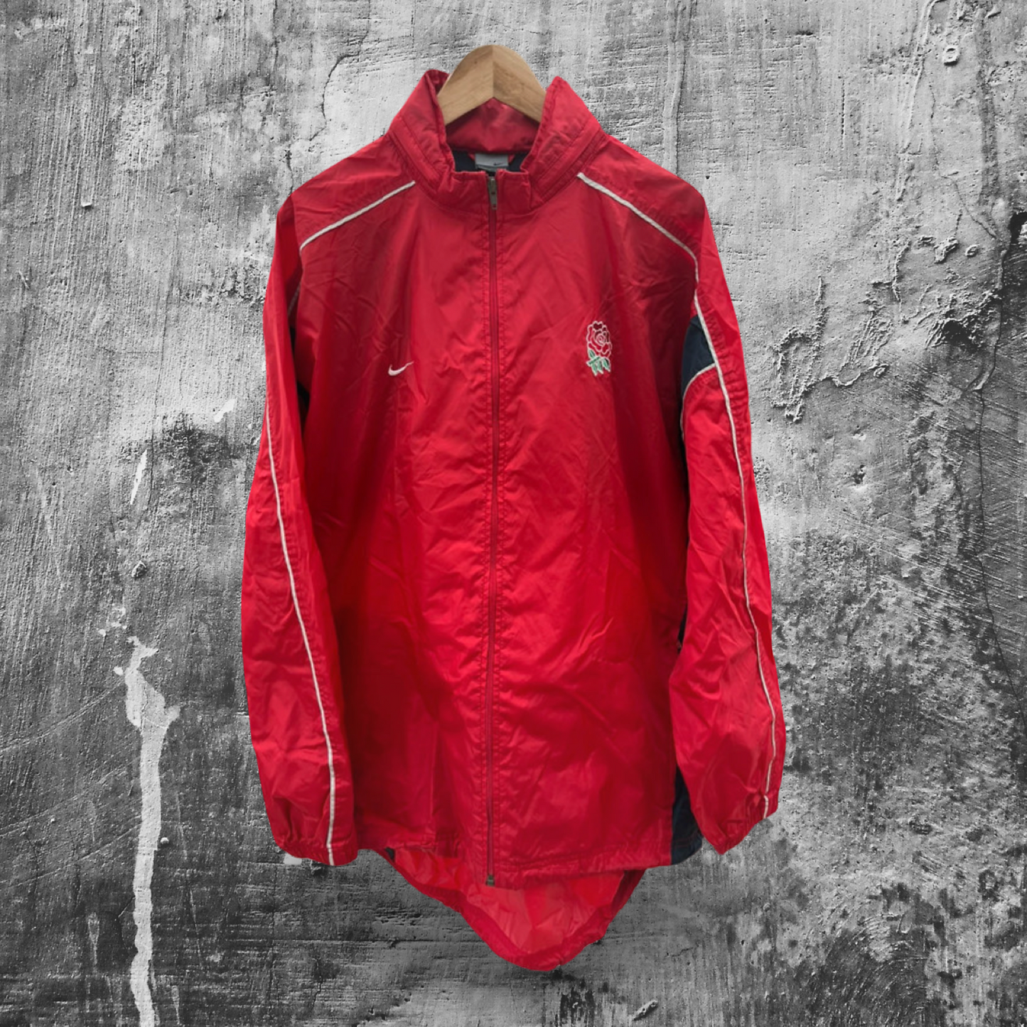 Nike England Rugby Windbreaker / Rain Jacket 2000s XL