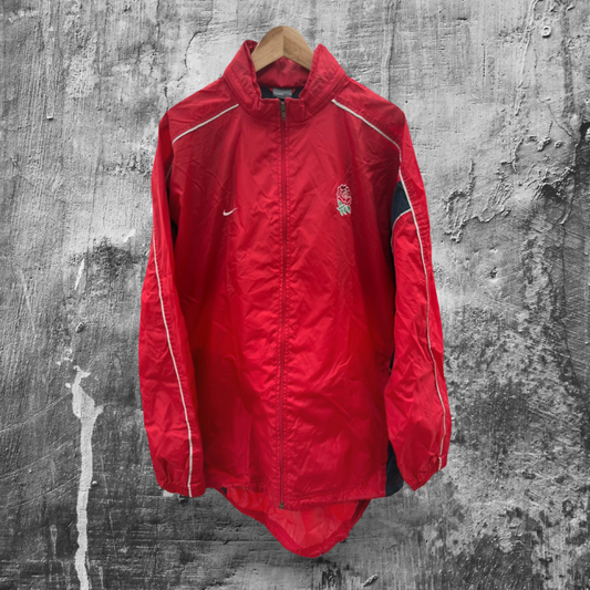 Nike England Rugby Windbreaker / Rain Jacket 2000s XL