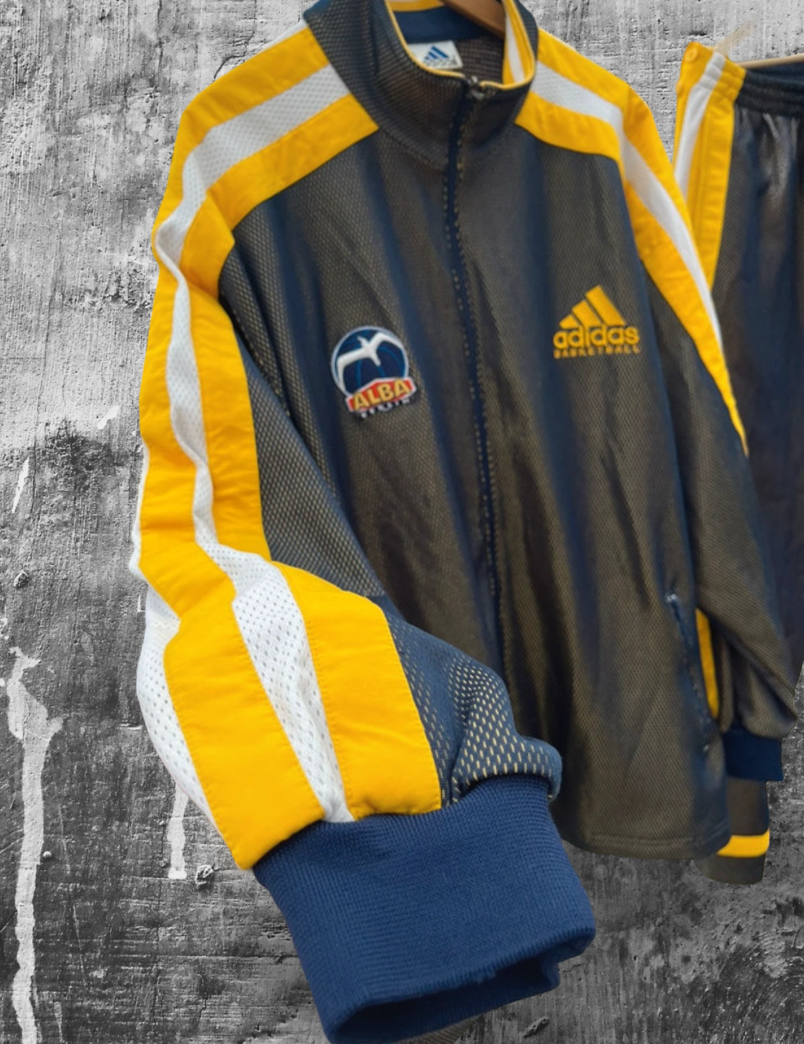 Adidas Alba Berlin Vintage 90s Tracksuit Set L