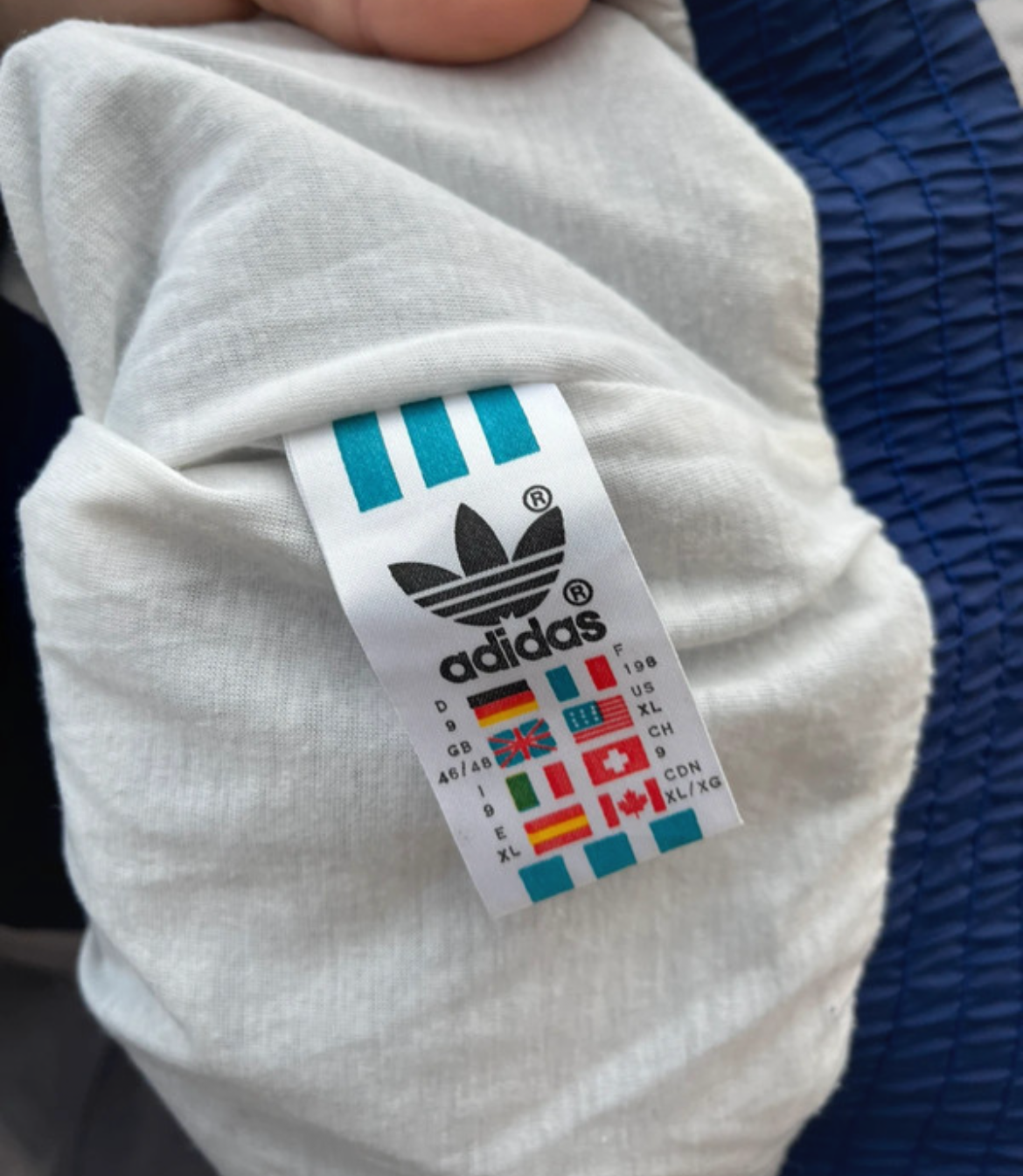 Vintage Adidas 90s Windbreaker Track Jacket XXL