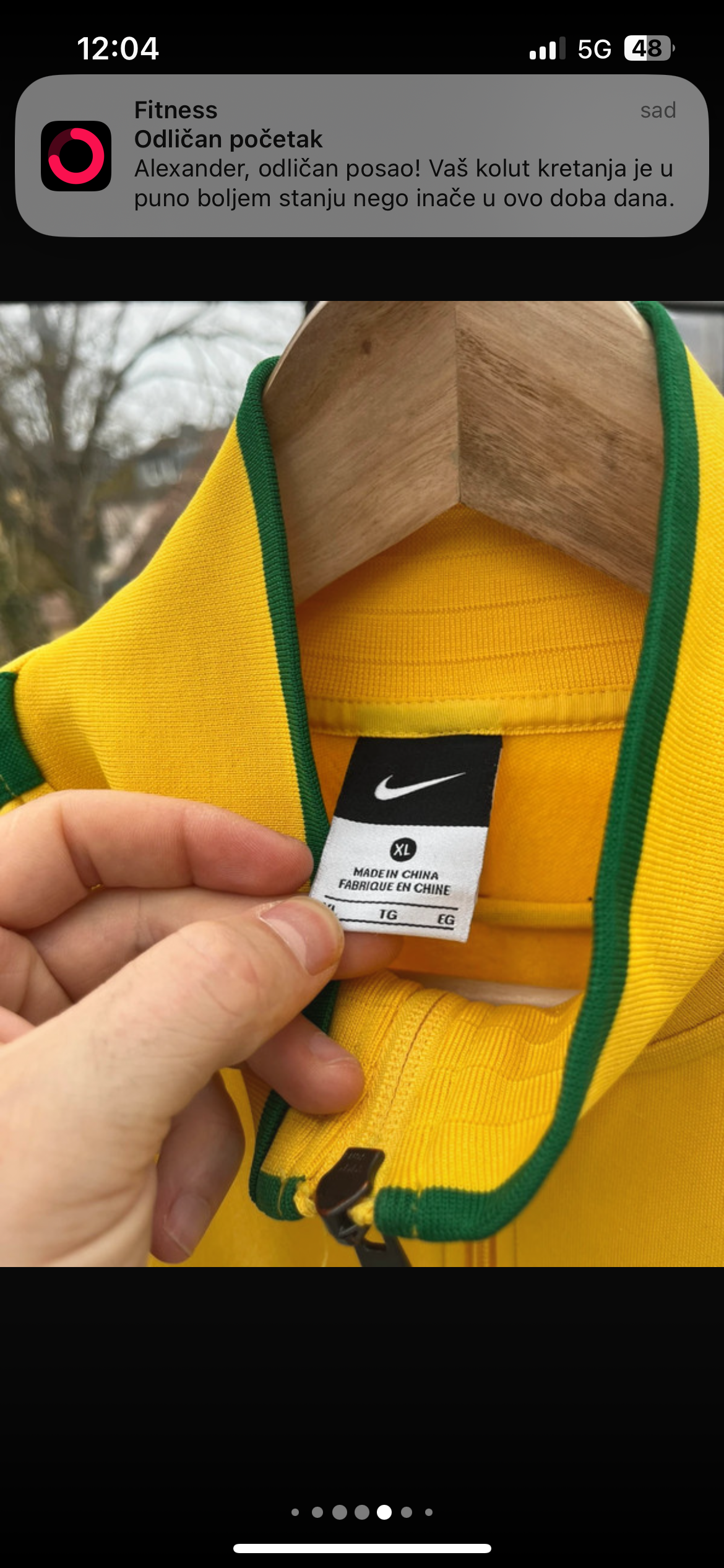 Nike Brazil Retro Team Track Jacket XL
