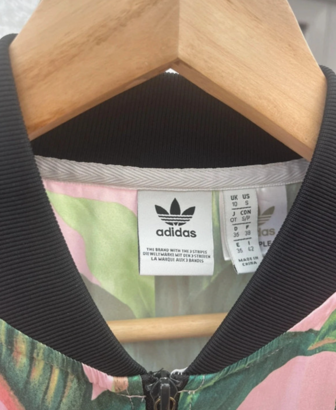 Adidas Originals Floral Track Jacket S/36