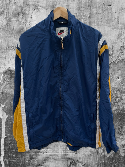 Vintage Nike Windbreaker Jacket – Navy / Yellow 2000s M
