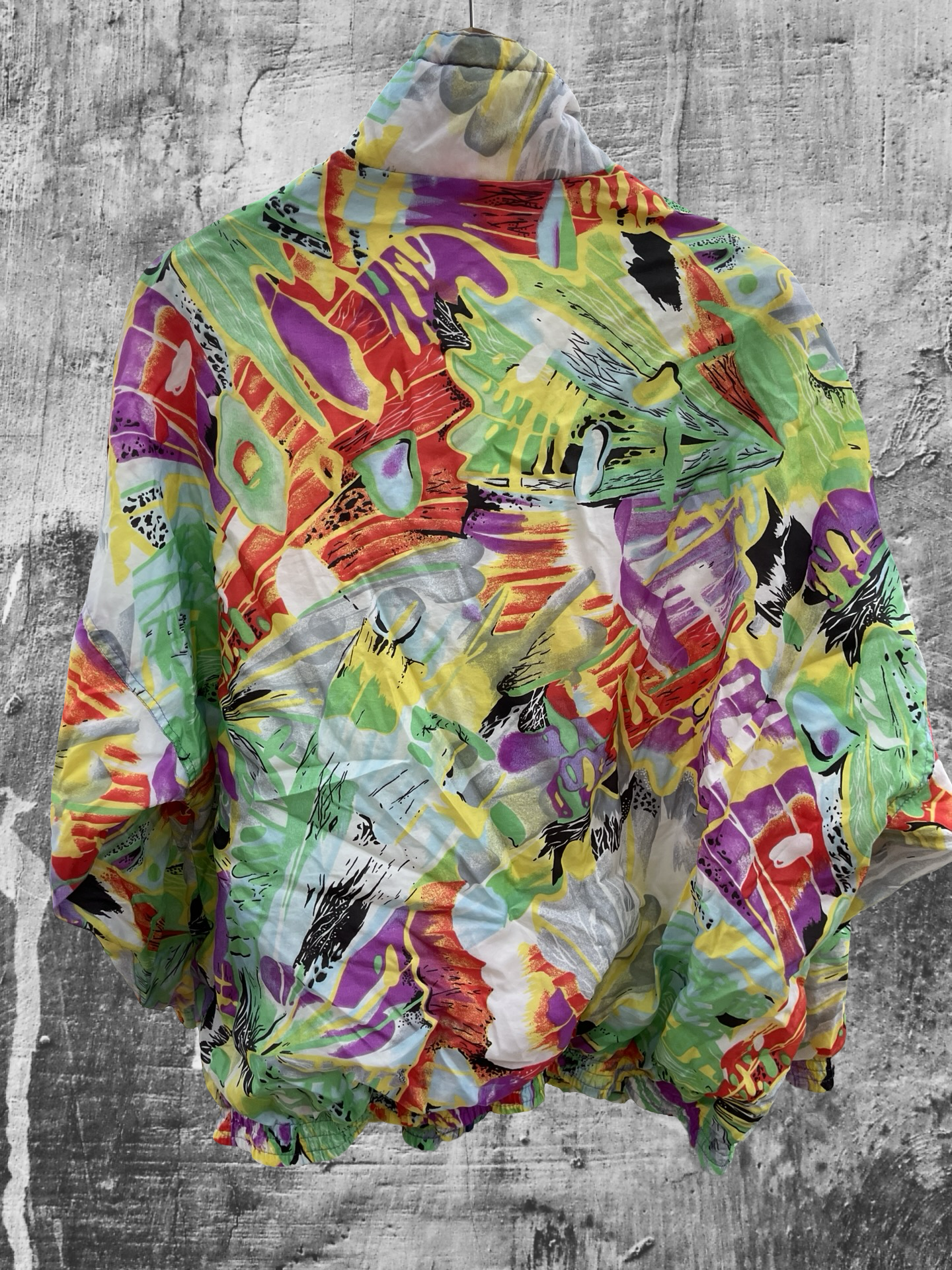 Adidas Ventex Vintage Crazy Pattern Track Jacket Large