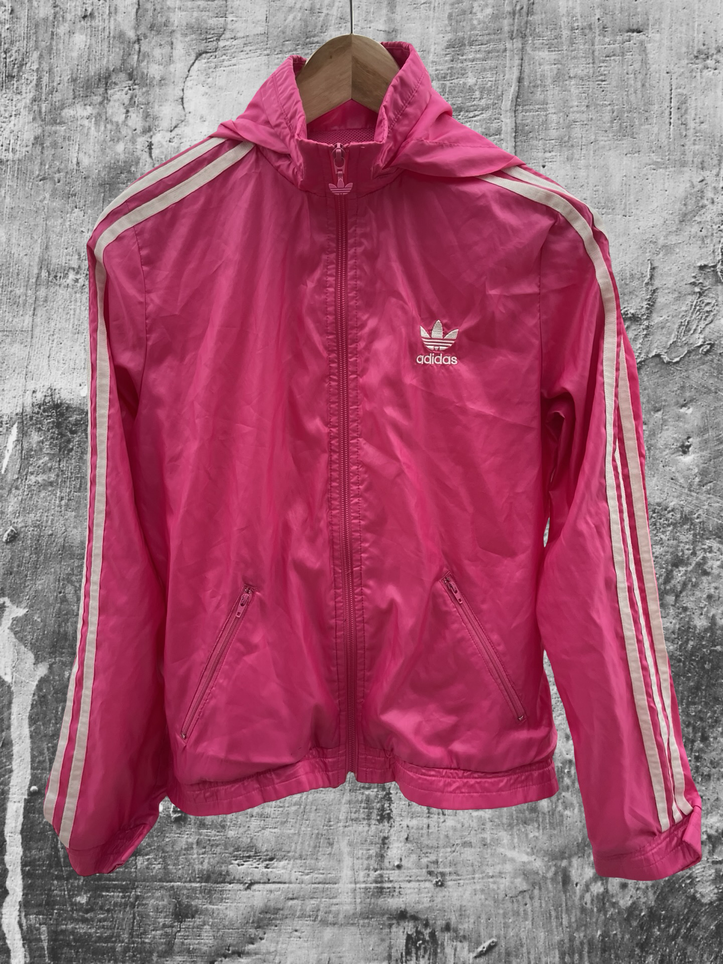Adidas Retro 2000s Y2K Firebird Windbreaker S/36