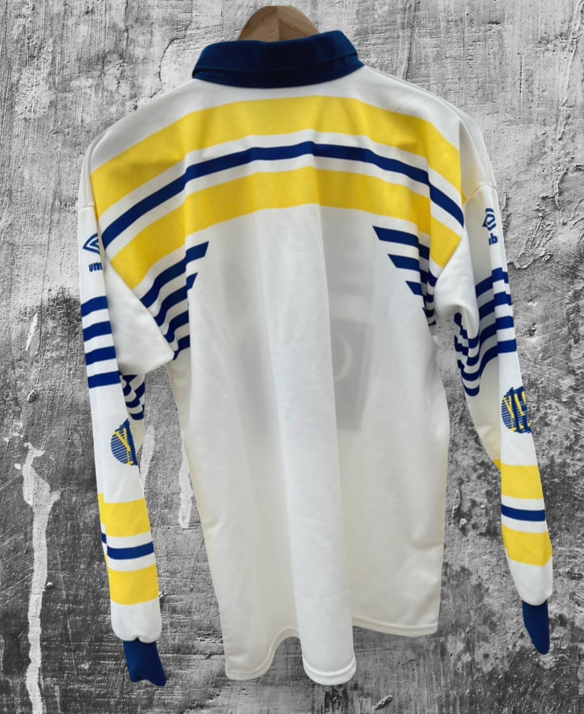 Umbro Retro 1990 Leeds RLFC Rhinos Rugby Away Shirt Large